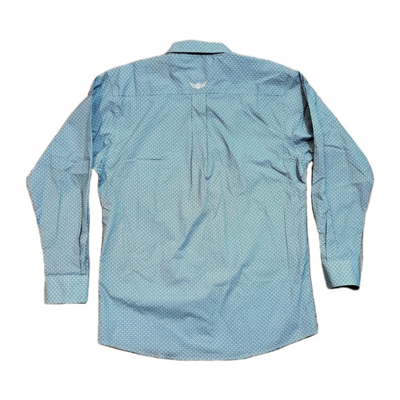 NWT Ariat Men's Performance Stretch Medium Long Sleeve Shirt Button Down Western - Picture 3 of 12